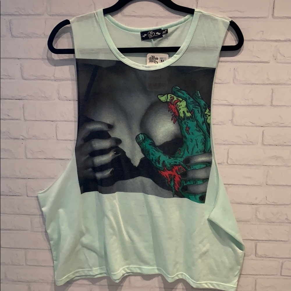 Iron fist zombie tank top